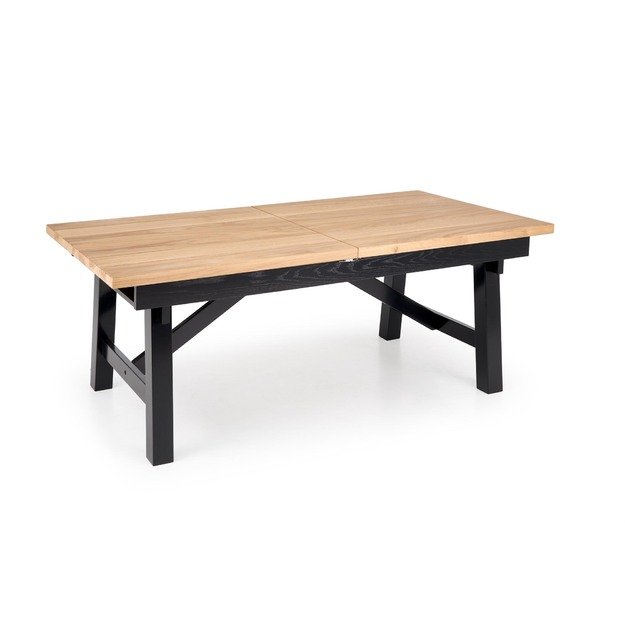 FIESTA extension table, color: natural oak / black 7