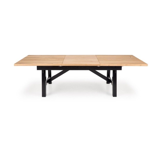 FIESTA extension table, color: natural oak / black 4