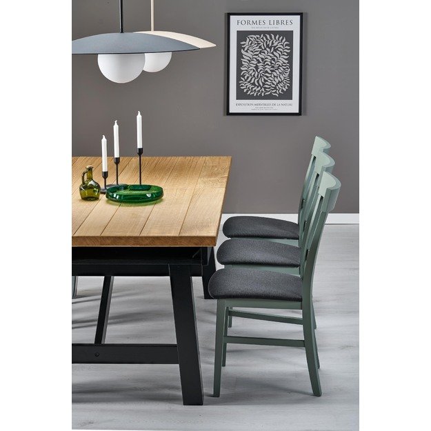 FIESTA extension table, color: natural oak / black 14