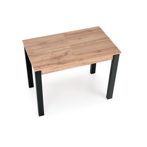 GINO table votan oak/black 2