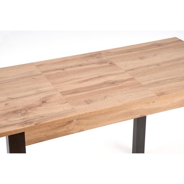 GINO table votan oak/black 16