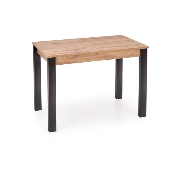 GINO table votan oak/black 8