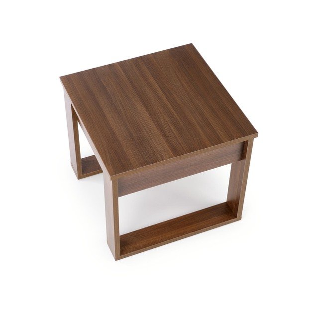 NEA SQUARE coffee table, dark walnut 10