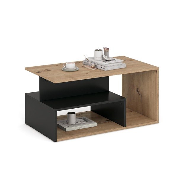 IVA c.table, artisan oak / black