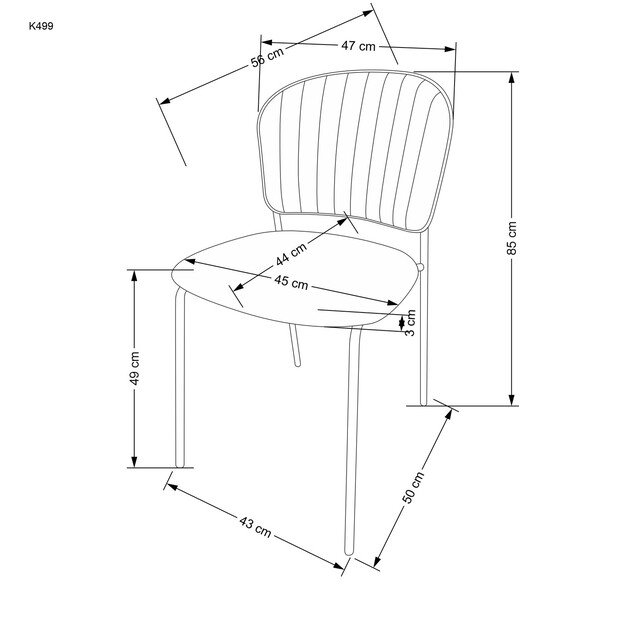 K566 chair color: beige 3