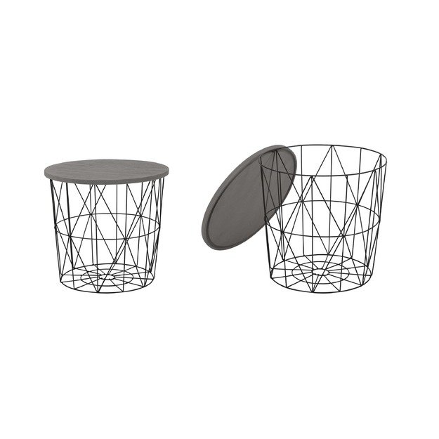 MARIFFA c. table, color: grey / black