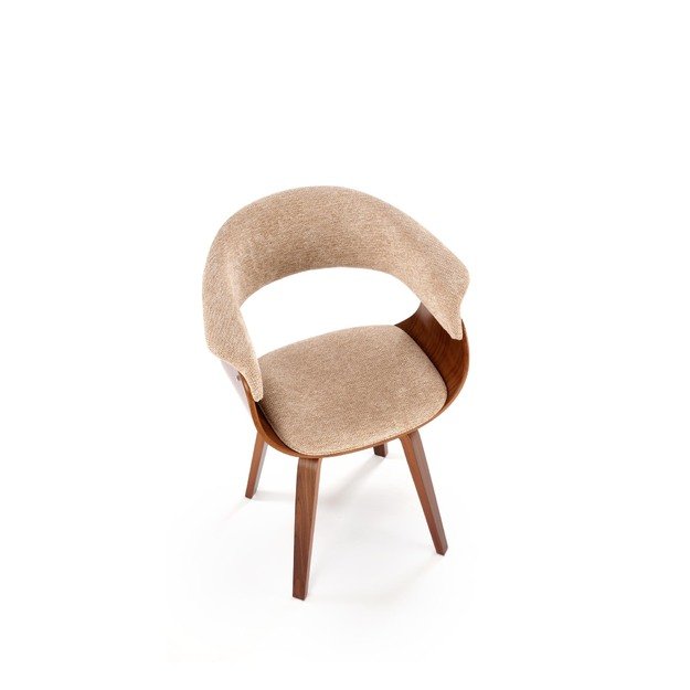 K545 chair, beige / walnut 14