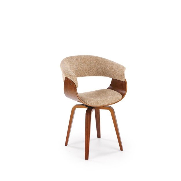 K545 chair, beige / walnut