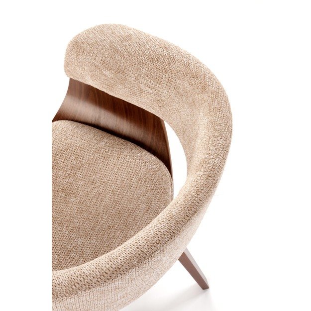 K545 chair, beige / walnut 11