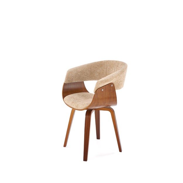 K545 chair, beige / walnut 18