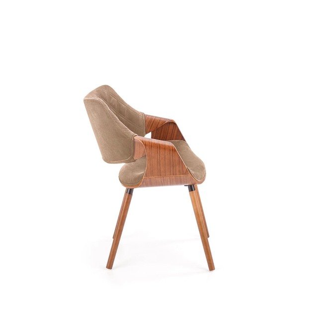K396 chair, color: walnut / beige 8