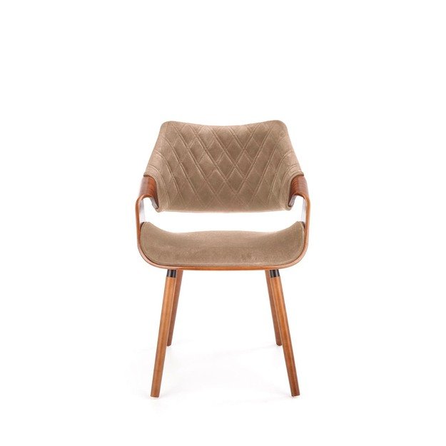 K396 chair, color: walnut / beige 5