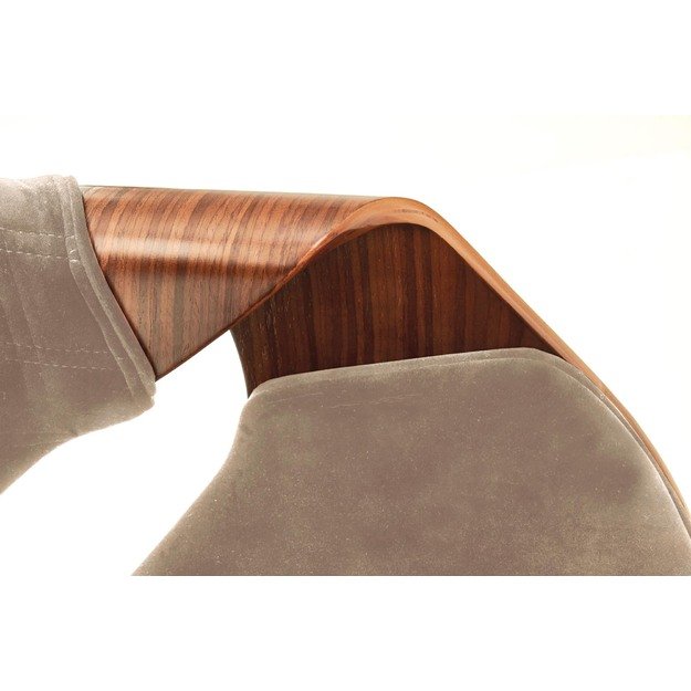 K396 chair, color: walnut / beige 1