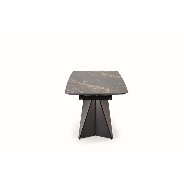 ARMANI extension table, black marble / black 1