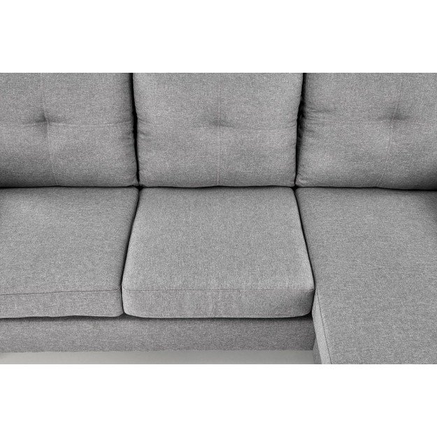 GERSON sofa with ottoman, color: grey 18