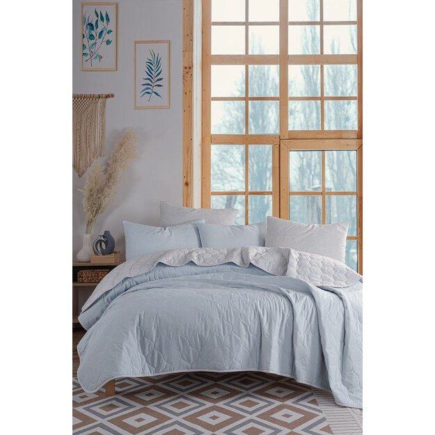 Solid - Light Blue, Grey