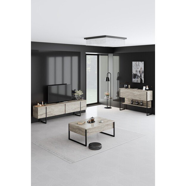 Luxe - Travertine, Black 1
