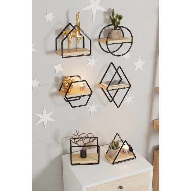 Minyat&uuml;r Raflar 6 lı Set 2