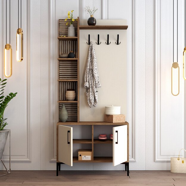 Viyana D - Walnut, Cream 2