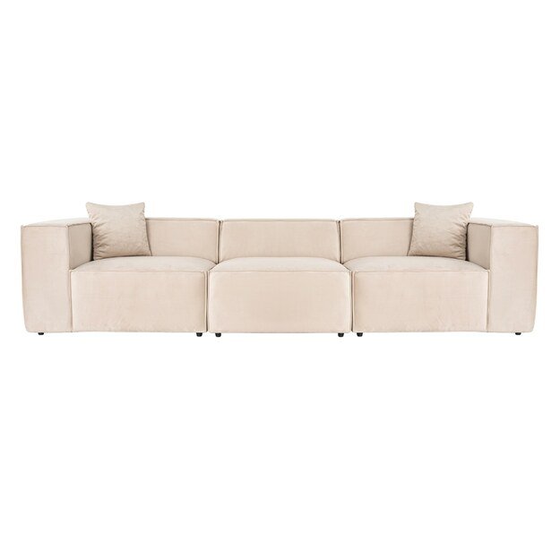 Lora 3 Seater - Cream 2