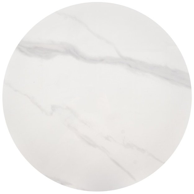 TALBI coffee table, white marble / white / gold