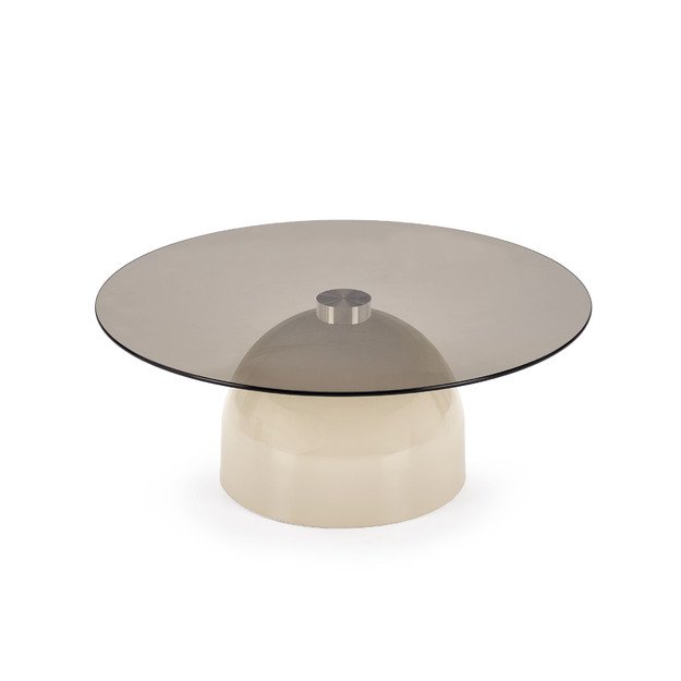 STARK c.table smoked glass / cashmere