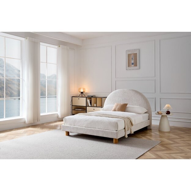 TURI 160 bed, beige