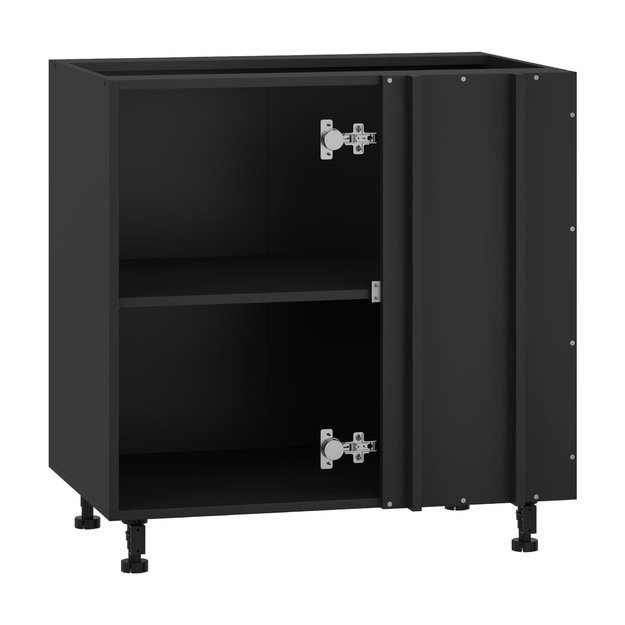 VENTO DKN-100/82 carcass, corner sink cabinet black