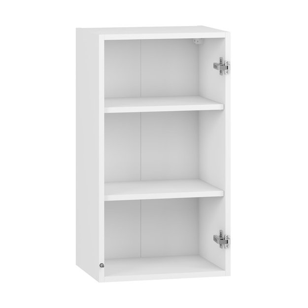 VENTO GV-40/72 carcass, upper cabinet with glass white