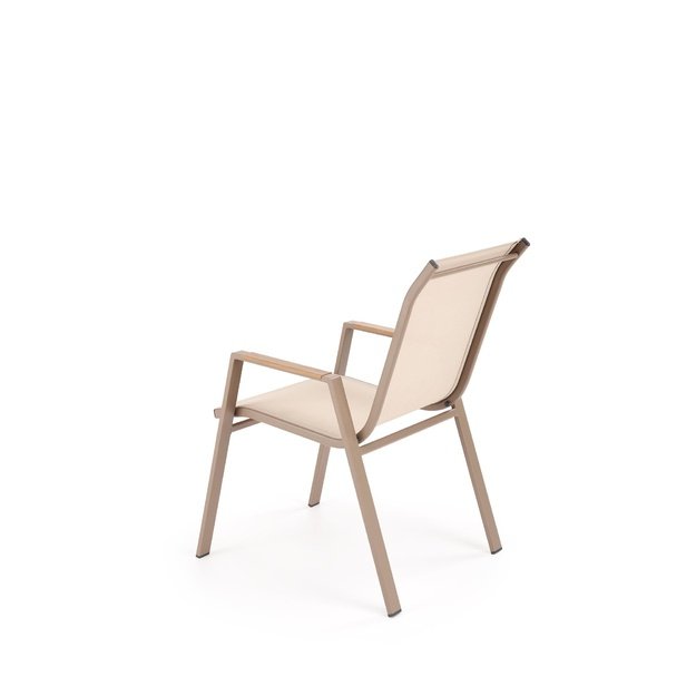 HOVER garden chair, beige / cappuccino