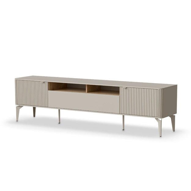 BELUCI RTV-2 RTV stand cashmere / cremona oak
