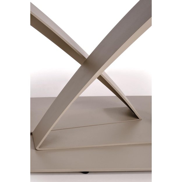 BENJAMIN extension table, beige / cashmere
