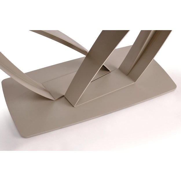 BENJAMIN extension table, beige / cashmere