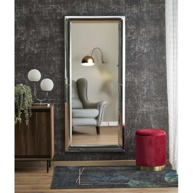 ABISSO wall mirror, silver 2