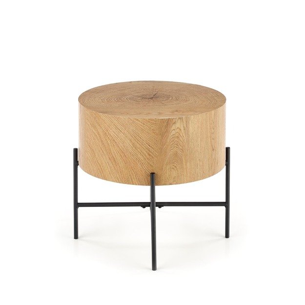 BROOKLYN-S c. table natural oak / black 11