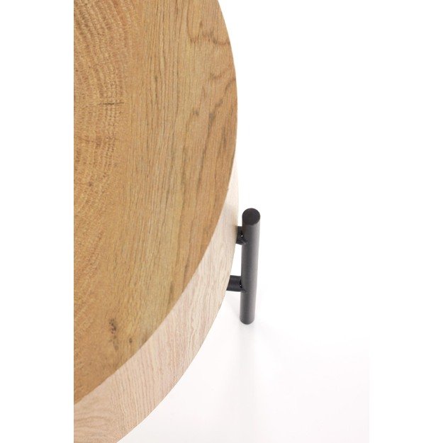 BROOKLYN-S c. table natural oak / black 13