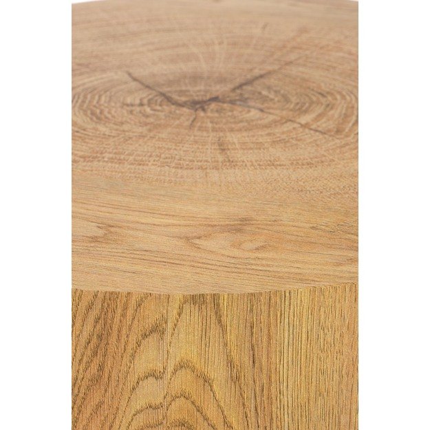 BROOKLYN-S c. table natural oak / black 18
