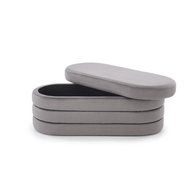 CALPI bench with storage function, grey 11