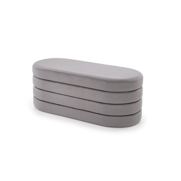 CALPI bench with storage function, grey 1