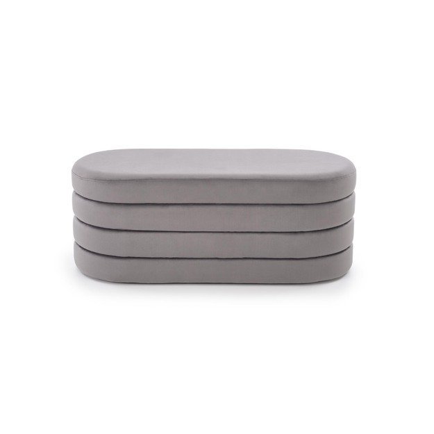 CALPI bench with storage function, grey 10