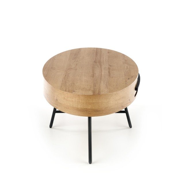 CAROLINA c.table, golden oak / black 15