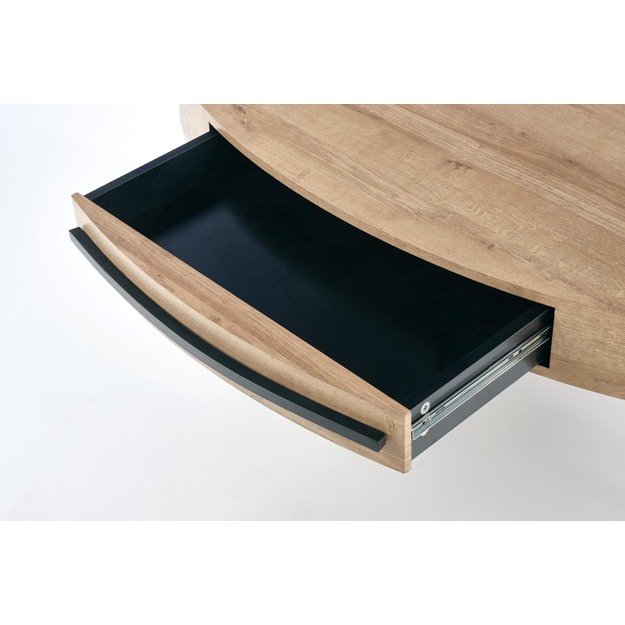 CAROLINA c.table, golden oak / black 9