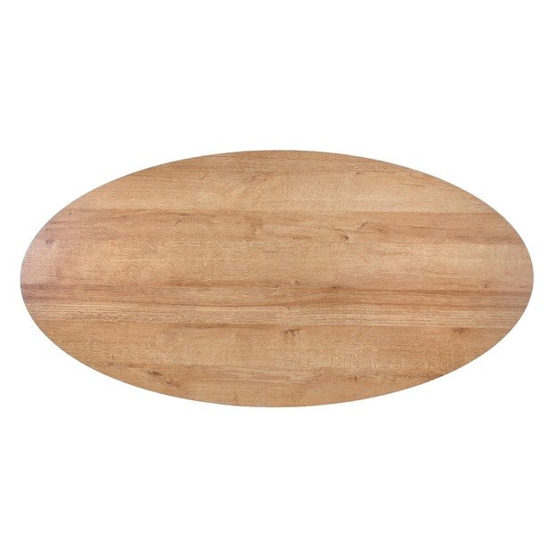 CAROLINA c.table, golden oak / black 6