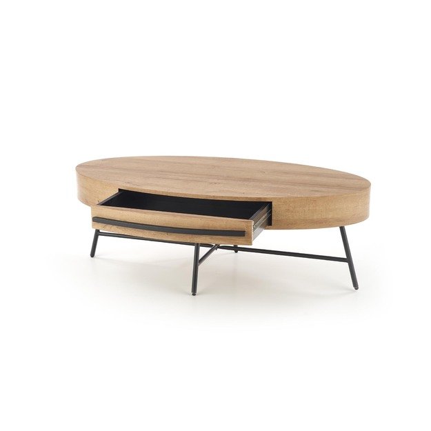 CAROLINA c.table, golden oak / black 5