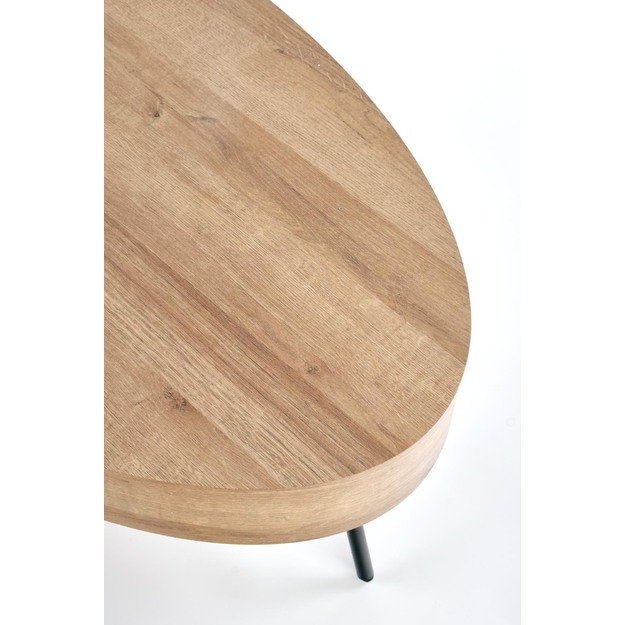 CAROLINA c.table, golden oak / black 20