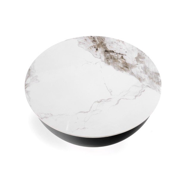 CECILIA coffee table, marble / grey / gold 3