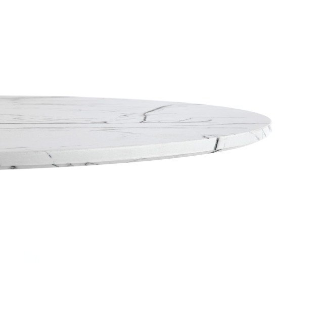 DENVER table, color: top - white marble, legs - white 2