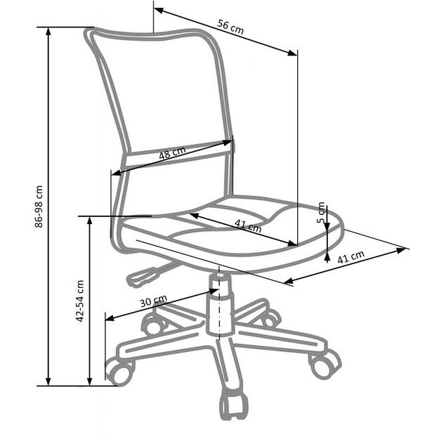 DINGO chair color: grey/black 4