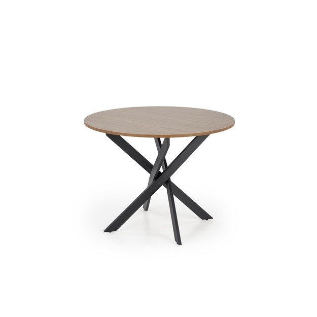 EDGAR table, top - walnut, legs - black 1
