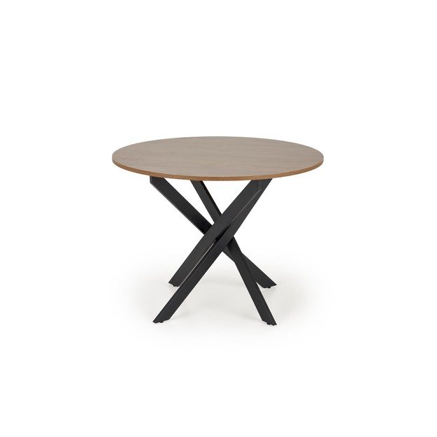 EDGAR table, top - walnut, legs - black 24